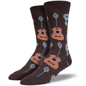 Socksmith Guitars Socks Brown Size 10-13, 1 EA